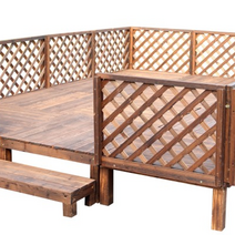 평상 마루 조립식 앵글 야외용 만들기 아파트 조립, 길이 90X폭 90X높이 9cm 단일 플랫폼