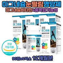 액티브 눈꺼풀떨림 왼쪽 윗 산화마그네슘 마그슘 눈떨림 손저림 영양제 할머니 어르신 마그네슘비타민 하루권장량 부족하면 마그네시움 아세틸콜린분해 비타민B6B1B2 제제 남자 70대 근육 신경 긴장이완 자다가다리에쥐 부족증상 맥스 파워 마그광동마그네슘