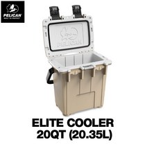 ()펠리칸 엘리트 쿨러 아이스박스 20QT 20.35L, PACIFIC BLUE 퍼시픽 블루