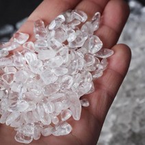 백수정 자갈 50g 수정원석 정화용 투명 크리스탈 자갈, 2-백수정-소형