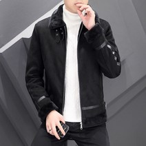 남자 무스탕 자켓 숏 봄 가을 겨울 두꺼운 기모 데일리 베이직 남성 캐주얼 뽀글이 점퍼 아우터 mustang jacket KB0507