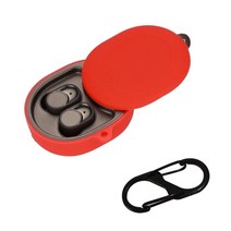저스트씨 헤드폰 충격 케이스 Devialet Gemini 용 피부 친화적 인 커버 Washable Shell Housing 미끄럼 방지 슬리브 3XUE, [04] Red