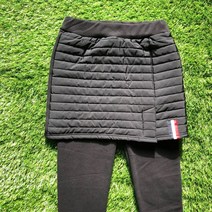 로로얼로이 여성 밍크속기모 골프 바지 슬릿포인트 패딩치마 레깅스바지 치렝스