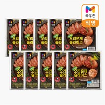 목우촌 오메가3 오리훈제 슬라이스 180g 5개+5개 총10개