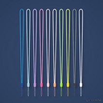 회사 직장인 사원증 버스카드 야광 목걸이줄 신입사원명찰목줄 케이스목줄, 블랙