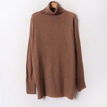 [아이우먼] 색연필하이넥폴라티 RMB485M110 빅사이즈 사이즈에서 자유로운 그녀~