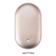 손난로 5200mah mini cartoon electric heater warmer heating pad 모바일 전원 usb 핸드 헬드 워머 히터 포켓 겨울 미니 핸드 워머, 01 골드