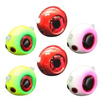 베이트샵 유동식 타이라바헤드 60g 80g 100g 120g 150g 세트, 혼합색상 6개