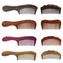 [피플앤제이] 단아한 고급스러운 나무빗 깔끔한 보급용 빗 그립감 좋은, 흑단 일반형 타입2