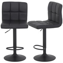 베스트렉 파우더코팅 쿠션 바의자 A135 2p, 블랙