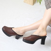 오너클랜 여성 막힘 굽높은 사무실 선생님 키높이 슬리퍼[WB28323]