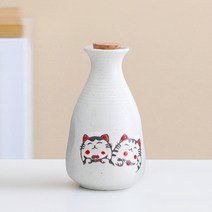 도자기술병 클래식 가정용 술을 데우다 청주주전자 엘로 뜨겁다 와 무드 약주 세이버 2320569775, 7양 일식 고양이