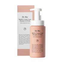닥터바이오 버블 크림폼 샴푸&바디 410ml, 1개