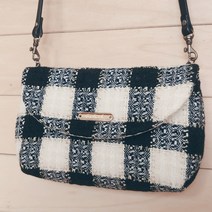 아이니들 모직 심플백 만들기 퀼트 DIY 패키지, 골드&블랙