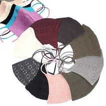 펀칭 자수 면마스크 입체감 6칼라 꽃자수 예쁜마스크 레이스마스크 개성만점 여성마스크 여름마스크