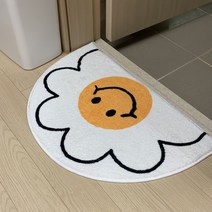 스마일 플라워 소프트 발매트