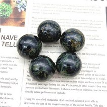 25MM 천연석 볼 힐링 크리스탈 공 홈 인테리어 레이키 위카 차크라 보석 구 바위, 2PCS, Kambaba Jasper