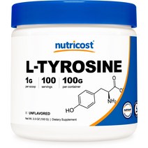 뉴트리코스트 L-티로신 파우더, 100g, 1개