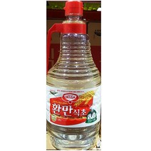 MDF4240 업소용 식당 식자재 주방 재료 환만식초 롯데 1.8L (식자재식초/업소용식초/식당용식초/양조식초), 1개
