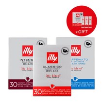 일리 스틱원두커피 30P 클라시코/인텐소/디카페인, 클라시코:미디엄, 30P 미니