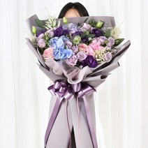 99플라워 (당일수령) 대형 혼합 꽃다발 [ST-C584] - 전국꽃배달서비스 기념일 생일 생화 꽃선물 당일배송 꽃다발 대형꽃다발