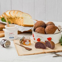 [진천쌀빵 미잠미과] 우리 쌀로 만든 식빵 3종 세트 (쌀눈쌀+흑미+무설탕현미)