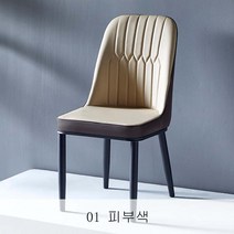 뉴타임즈3 식의자 가정용 의자 등받이 게으른 철예 화장의자 D5e22 A8, 01 피부색