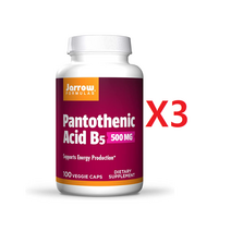자로우 판토텐산 B5 500mg 100캡슐 3개, 100정