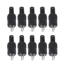 전기 커넥터 10 Pcs 2 핀 DIN 스피커 플러그 Hifi 라우드 케이블 솔더 커넥터 와이어 New, 한개옵션0