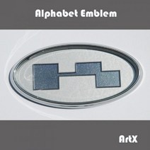 ArtX 알파벳 K 순정교체형 미러 엠블럼(올뉴K3K5K7K9프라이드스포티지R카렌스쏘렌토R레이모닝니로스토닉그랜드카니발), 블랙펄, 블랙펄, D-TYPE