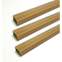 에이템 사각 전선몰딩 5호 3p, 우드색 4개