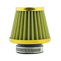 MCHMFG 오토바이 에어 필터 SSR용 38mm 110cc 125cc 쿨 CRF 더트 피트 바이크 GY6 50cc 스쿠터 모페드 QMB139 엔진 부품(녹색)BGSL, Gold
