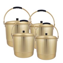 돌고래표 양은 들통 4size 소 중 대 특 곰솥 찜기 찜통 대용량 국통