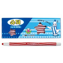 어린이 미술 색연필&사인펜 6색 12색 24색 36색 50색 뽀로로 핑크퐁 투명이 지구 노마르지 모나미 슈퍼색연필, 지구 슈퍼 색연필 낱색 (12개입) 보라
