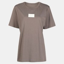 기타 [명품]여성 MM6 마르지엘라 23SS 패치로고 브라운 코튼 티셔츠 ..