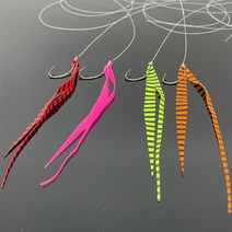 치타피싱 우럭바늘 실리콘타이 묶음바늘, 24호