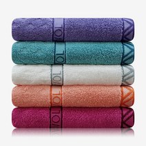 송월타월 베이직 에스닉 40x78 순면세면타월 답례품, 색상:주황, 주황