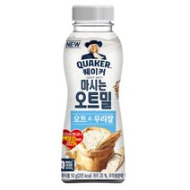 칠성 쉐이크 아침 식사 대용 퀘이커 마시는 오트밀 오트 & 우리쌀 건강식 간편식 식단조절 선식 50G 20개, 7세트