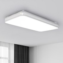 연하 LED 씨밀레 거실2등 60W 삼성칩 주광색 플리커프리, 화이트