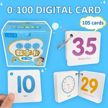 1-100 숫자 카드 더하기 빼기 곱하기 및 분할 기호 재미있는 어린이 게임 수학 플래시 교육 완구, 01 0-100 Number Cards