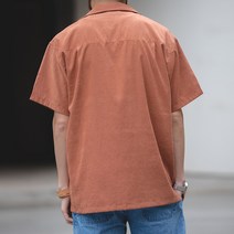 남자셔츠 미국식 쿠바 칼라 셔츠 구김없는셔츠 남자오버핏셔츠 W2001199