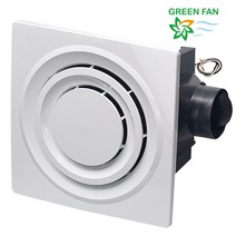 그린팬KV15D 욕실용 시로코팬 댐퍼 환풍기 대형 532239EA, 본상품선택, 본상품선택