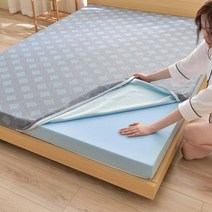 격자 3cm 스펀지 젤 메모리 매트리스 니트 원단 소프트 스폰지 매트, C. 격자 100x200x3cm_단품