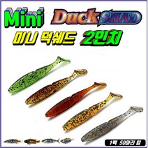엘리게이터 미니덕쉐드웜2 /쏘가리 꺽지전용 벌크포장, 3.모터오일