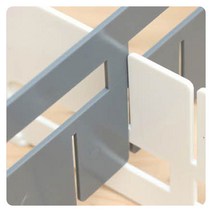 자유자재 길이조절 슬라이드 서랍 틈새 책상 양말 속옷 수납 정리 칸막이(대), 기본