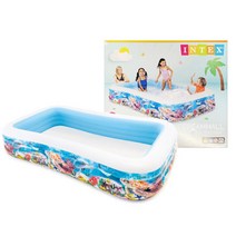 인텍스 아쿠아사각패밀리풀58485, 혼합 색상