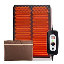 지엠지모터스 탄소열선 차박 캠핑매트 온열 시트, 2인 블랙(12v), 1개