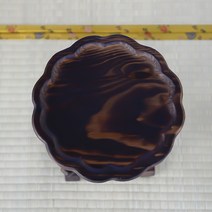꽃잎소반 20cm / 25cm 원목 개다리 호족반 백일 돌상 전통소품 찻상 꽃모양 1인