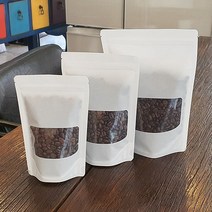 더팩컴퍼니 화이트창 스탠드지퍼백 3종, 2000장, 13x20