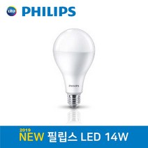 필립스 LED 전구 14W, 1개, 전구색